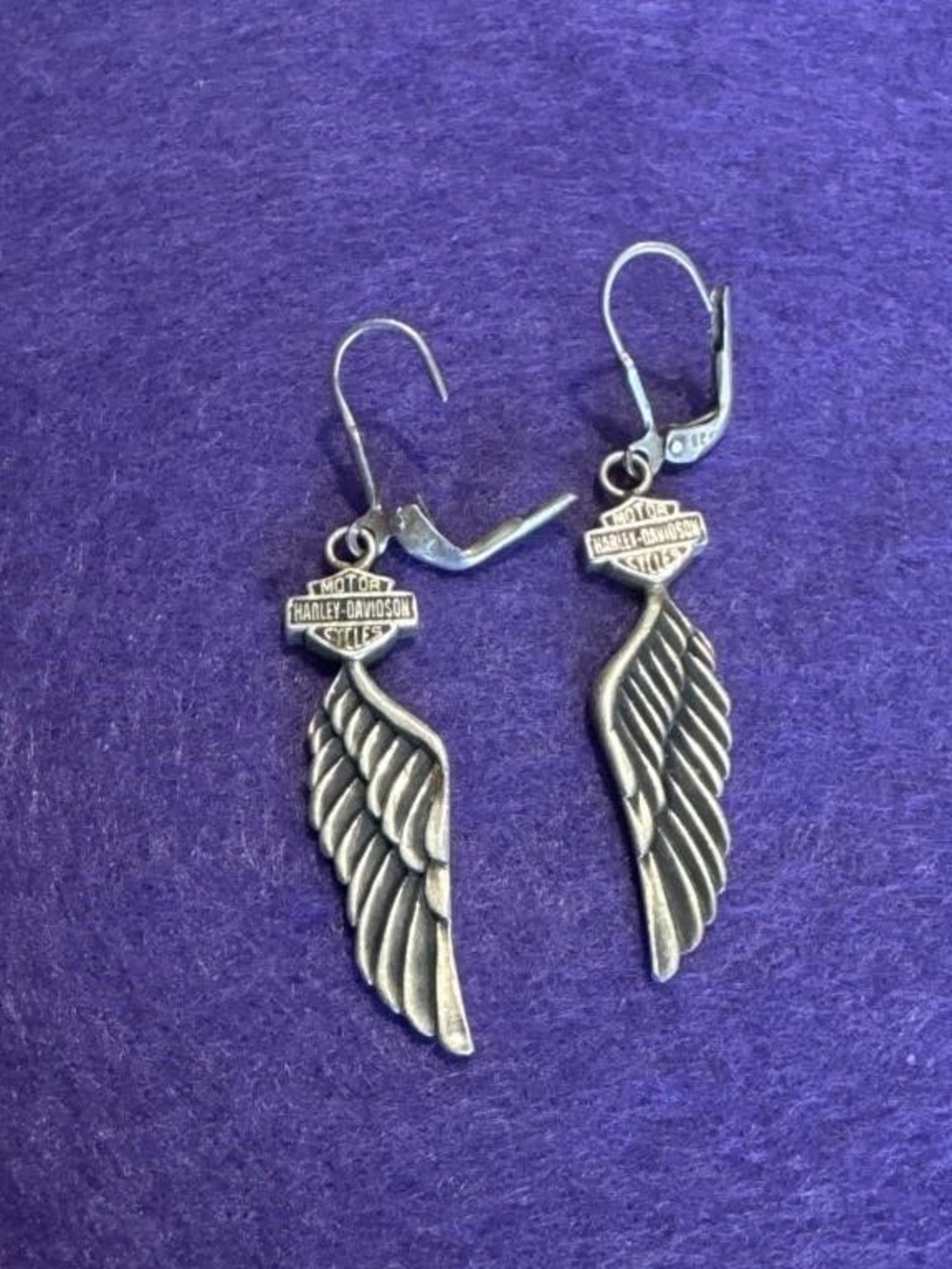 Harley-Davidson Sterling Silver Wing Earrings – Model HDE0126